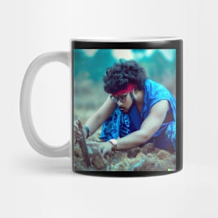 Archaeologist Synthwave 80's Digital Art 7 Mug